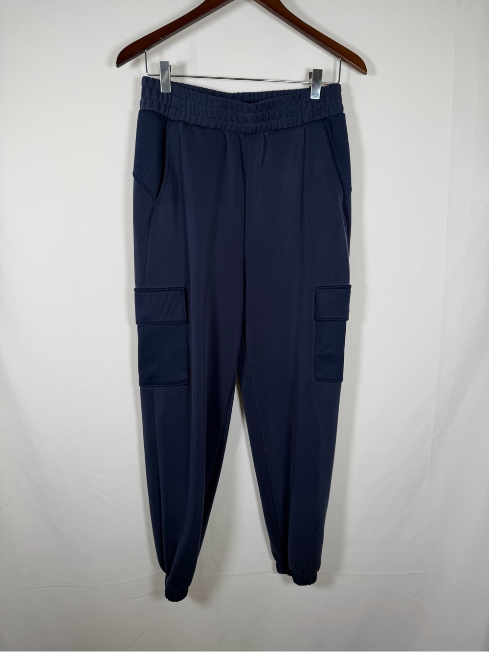 Evereve Navy Cargo Jogger Pants